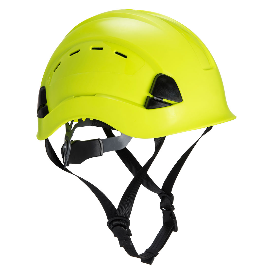 PS73 Portwest® Height Endurance Vented Mountaineer Hard Hat - Hi Viz Yellow